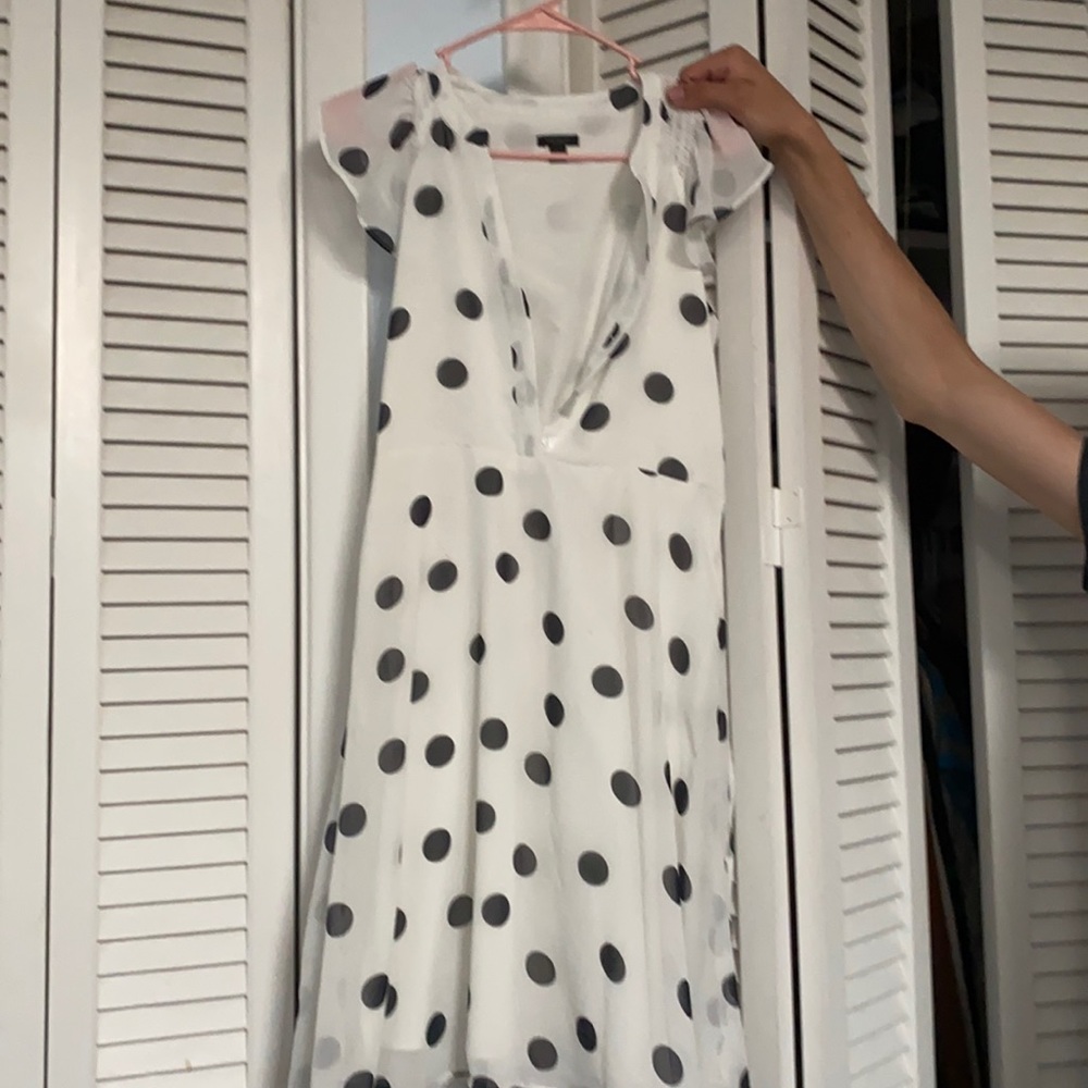 Ann Taylor factory polka dot dress
